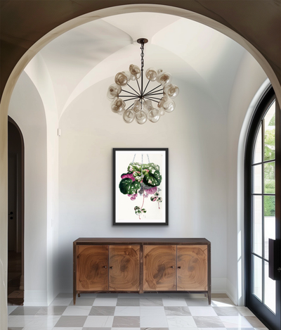 Cyclamen from The Floral Magazine (1861-1881) by Worthington G. Smith, John N. Fitch and Walter H. Fitch - Botanical Illustration Stretched Canvas or Wall Art Print