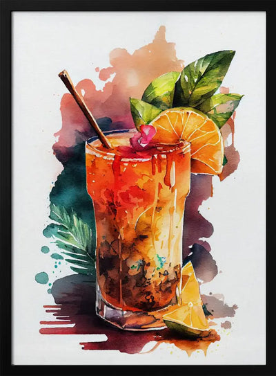 Drinks cocktail - Stretched Canvas, Poster or Fine Art Print I Heart Wall Art