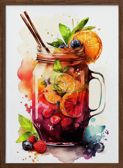 Drinks cocktail - Stretched Canvas, Poster or Fine Art Print I Heart Wall Art