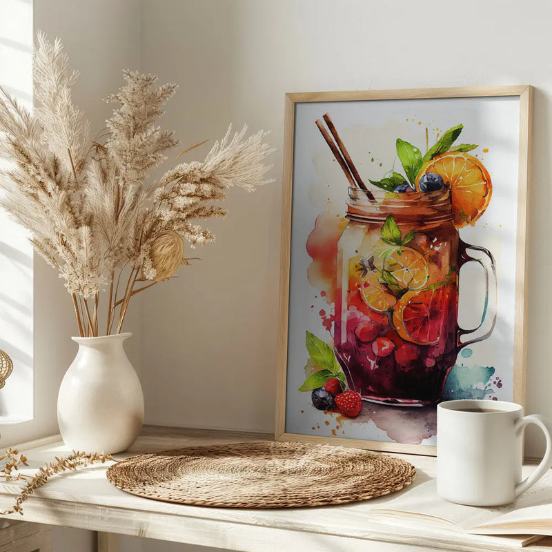 Drinks cocktail - Stretched Canvas, Poster or Fine Art Print I Heart Wall Art
