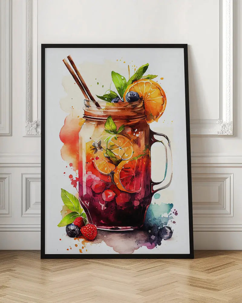 Drinks cocktail - Stretched Canvas, Poster or Fine Art Print I Heart Wall Art