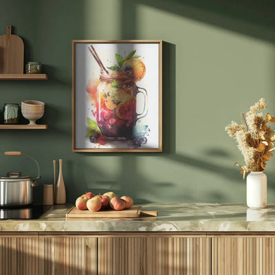 Drinks cocktail - Stretched Canvas, Poster or Fine Art Print I Heart Wall Art