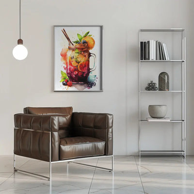 Drinks cocktail - Stretched Canvas, Poster or Fine Art Print I Heart Wall Art