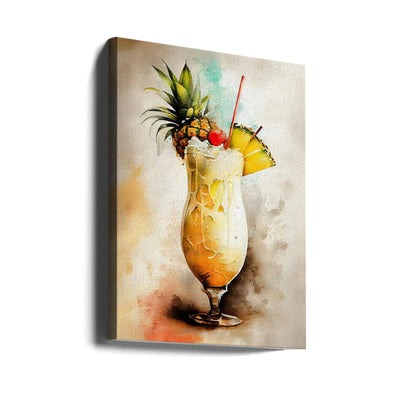 Drinks cocktail - Stretched Canvas, Poster or Fine Art Print I Heart Wall Art