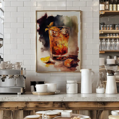 Drinks cocktail - Stretched Canvas, Poster or Fine Art Print I Heart Wall Art
