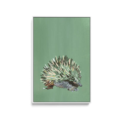 Echidna by Lucy Hawkins - Stretched Canvas Print or Framed Fine Art Print - Artwork I Heart Wall Art Australia 