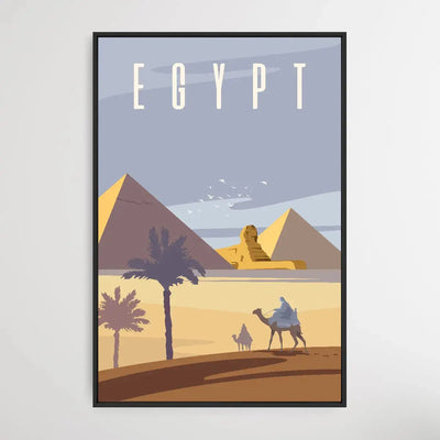 Egypt - Vintage Style Travel Print I Heart Wall Art Australia