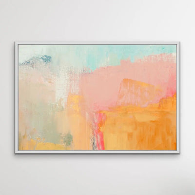 Faded Glory - Edie Fogarty - Original Abstract Painting Stretched Canvas Wall Art Print I Heart Wall Art Australia