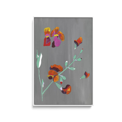 Flame Pea by Lucy Hawkins - Stretched Canvas Print or Framed Fine Art Print - Artwork I Heart Wall Art Australia 