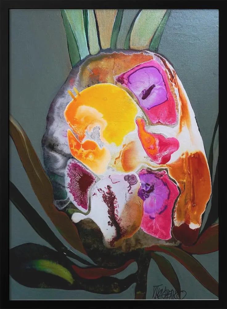 Flower P - Stretched Canvas, Poster or Fine Art Print I Heart Wall Art