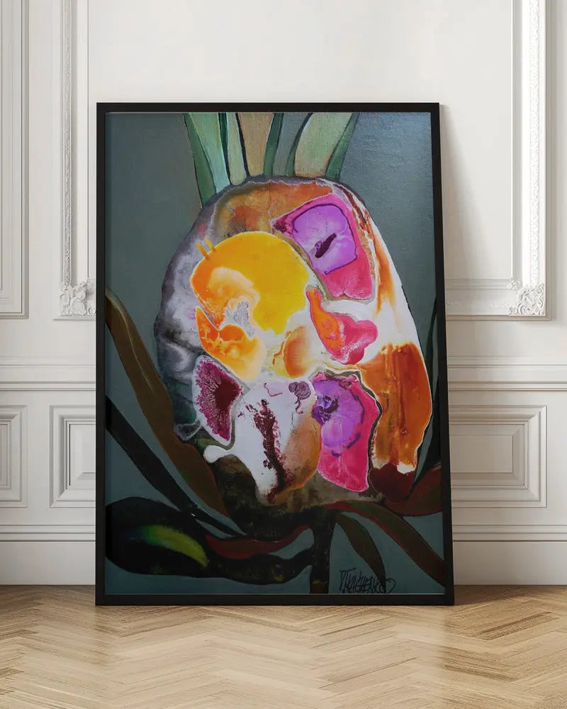 Flower P - Stretched Canvas, Poster or Fine Art Print I Heart Wall Art