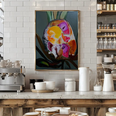 Flower P - Stretched Canvas, Poster or Fine Art Print I Heart Wall Art