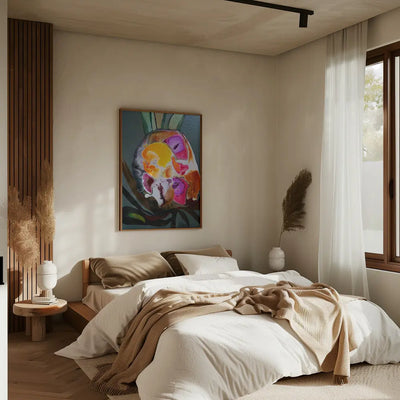 Flower P - Stretched Canvas, Poster or Fine Art Print I Heart Wall Art