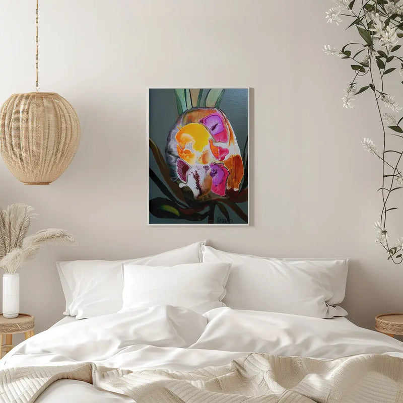 Flower P - Stretched Canvas, Poster or Fine Art Print I Heart Wall Art