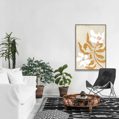 Flowerflowerflower by Arty Guava - Stretched Canvas Print or Framed Fine Art Print - Artwork I Heart Wall Art Australia 
