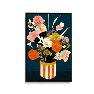 Flowers At Night by Treechild - Stretched Canvas Print or Framed Fine Art Print - Artwork - I Heart Wall Art