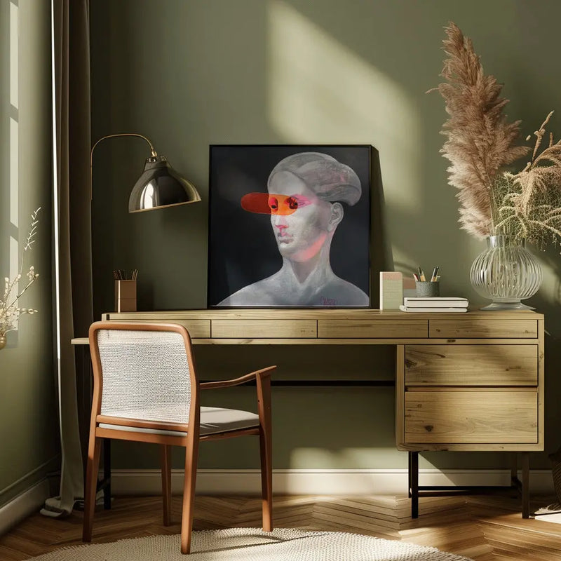 Focus! - Square Stretched Canvas, Poster or Fine Art Print I Heart Wall Art