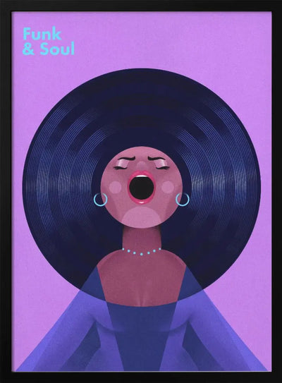 Funk &amp; Soul - Stretched Canvas, Poster or Fine Art Print I Heart Wall Art