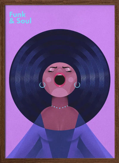 Funk &amp; Soul - Stretched Canvas, Poster or Fine Art Print I Heart Wall Art