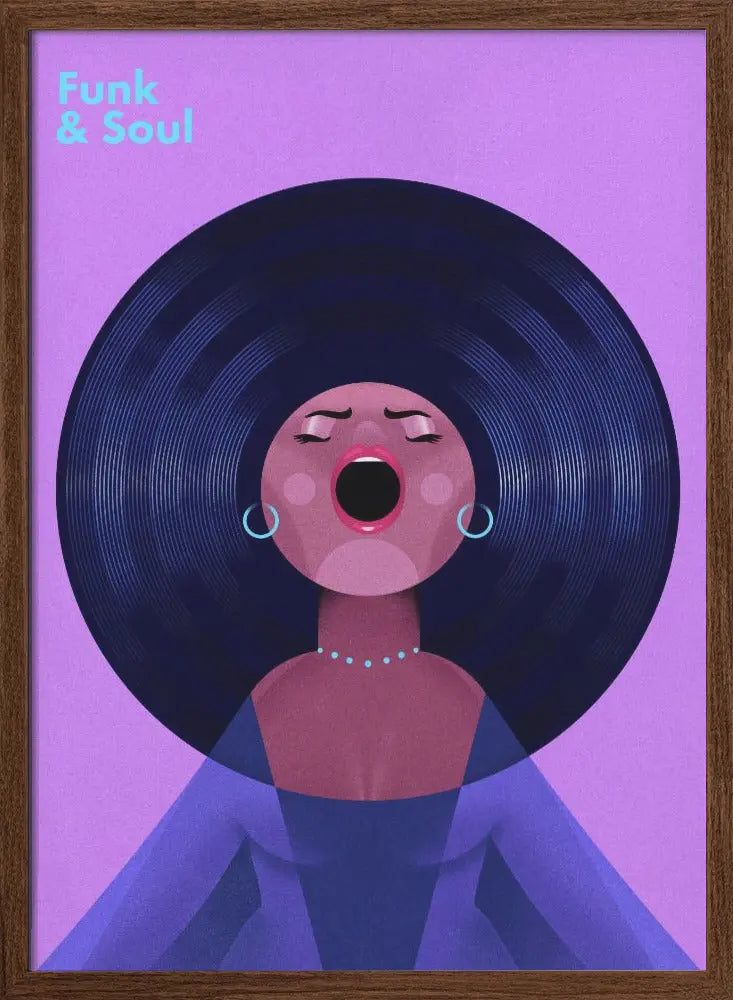 Funk &amp; Soul - Stretched Canvas, Poster or Fine Art Print I Heart Wall Art