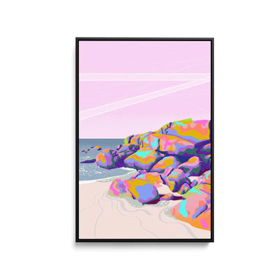 Garden Island By Unratio - Stretched Canvas Print or Framed Fine Art Print - Artwork I Heart Wall Art Australia 