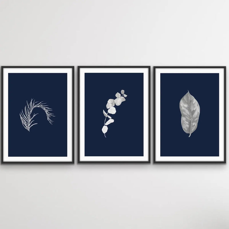 Hamptons Garden - Three Piece Art Print Set Triptych