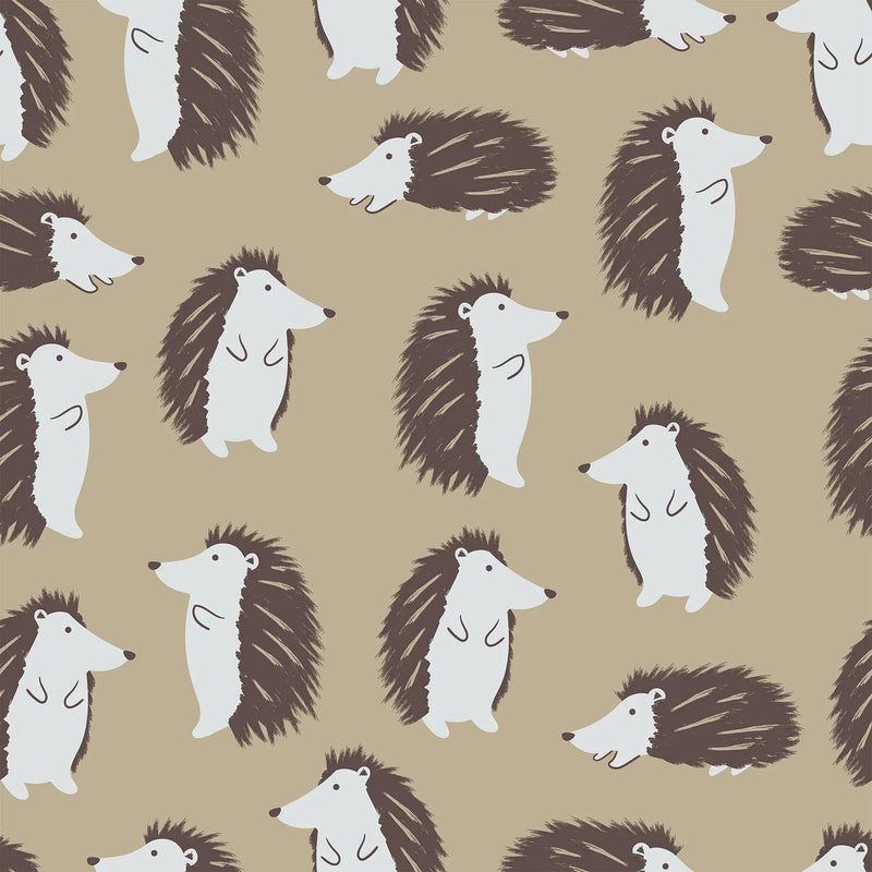Happy Hedgehog - Peel and Stick Removable Wallpaper I Heart Wall Art Australia 