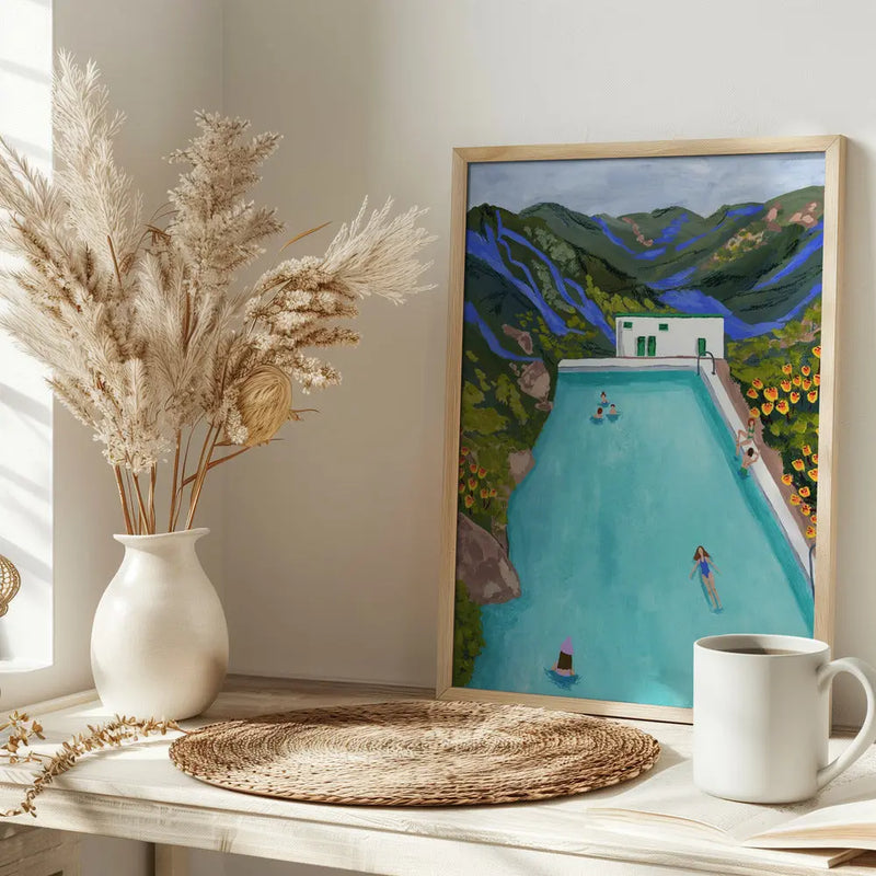 Hotsprings - Stretched Canvas, Poster or Fine Art Print I Heart Wall Art
