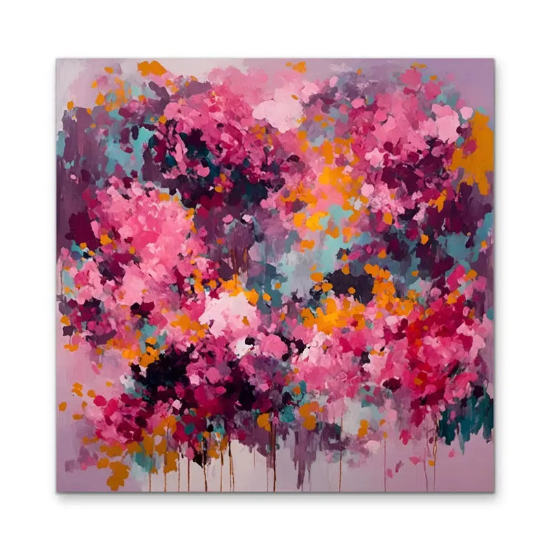 Hydrangeas - Pink and Purple - Stretched Canvas Canvas Print or Framed Art Print I Heart Wall Art Australia