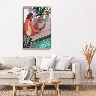 I Bet You Think About Me by Goed Blauw - Stretched Canvas Print or Framed Fine Art Print - Artwork - I Heart Wall Art