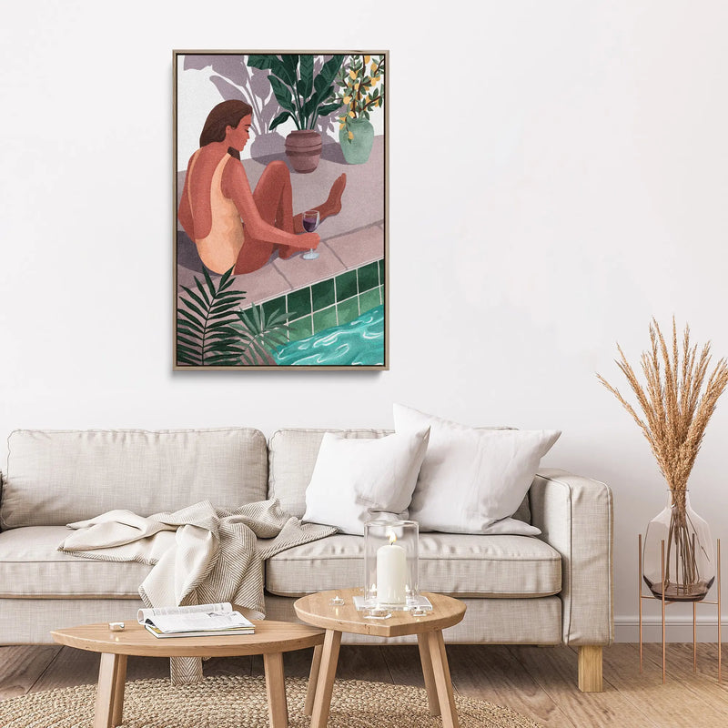 I Bet You Think About Me by Goed Blauw - Stretched Canvas Print or Framed Fine Art Print - Artwork - I Heart Wall Art