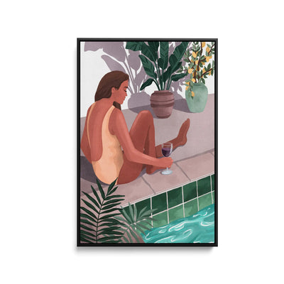 I Bet You Think About Me by Goed Blauw - Stretched Canvas Print or Framed Fine Art Print - Artwork - I Heart Wall Art