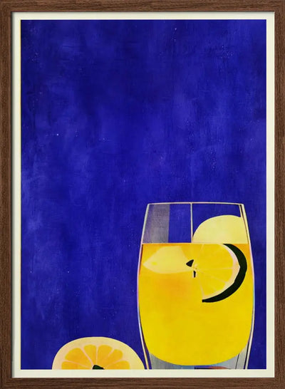 Ice Cold Lemonade - Stretched Canvas, Poster or Fine Art Print I Heart Wall Art