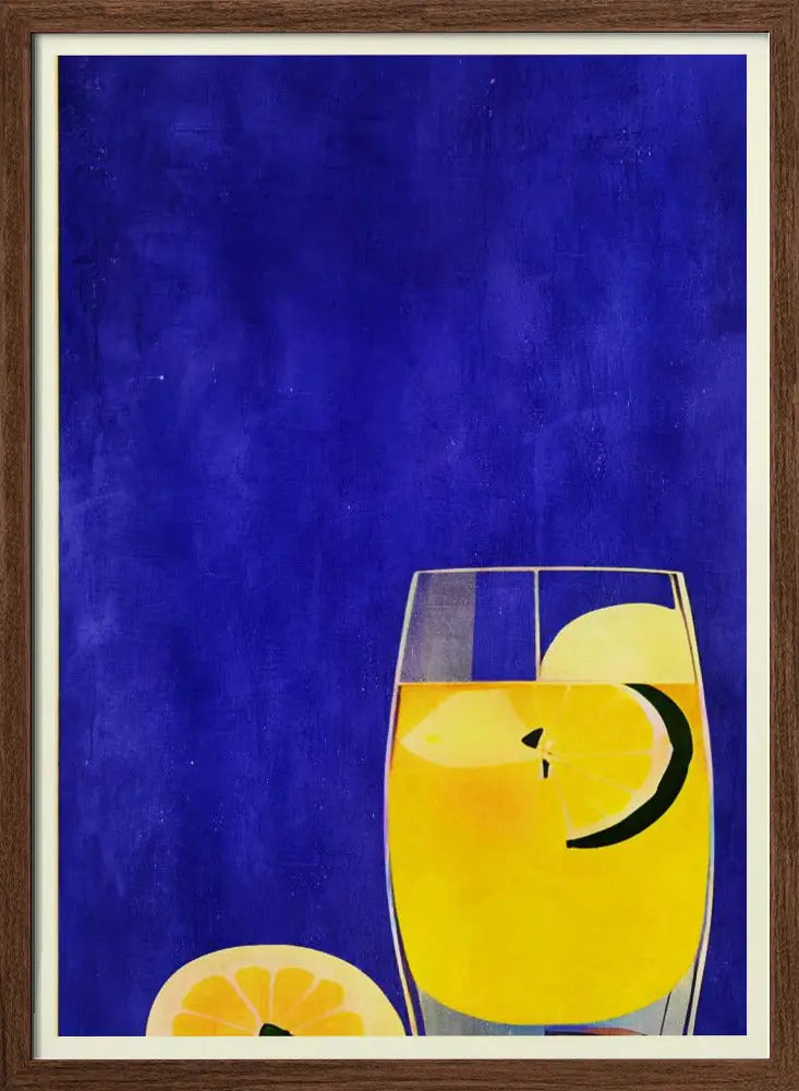 Ice Cold Lemonade - Stretched Canvas, Poster or Fine Art Print I Heart Wall Art