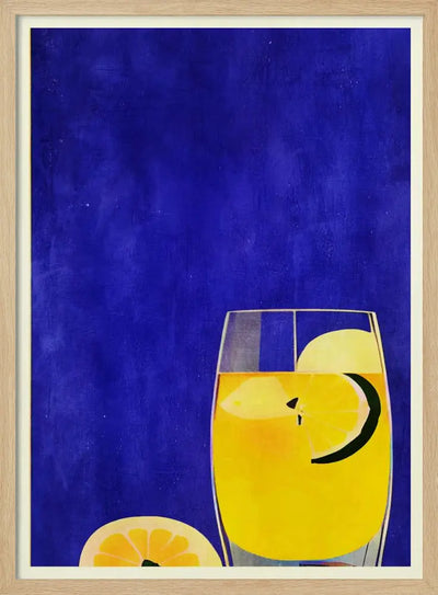 Ice Cold Lemonade - Stretched Canvas, Poster or Fine Art Print I Heart Wall Art