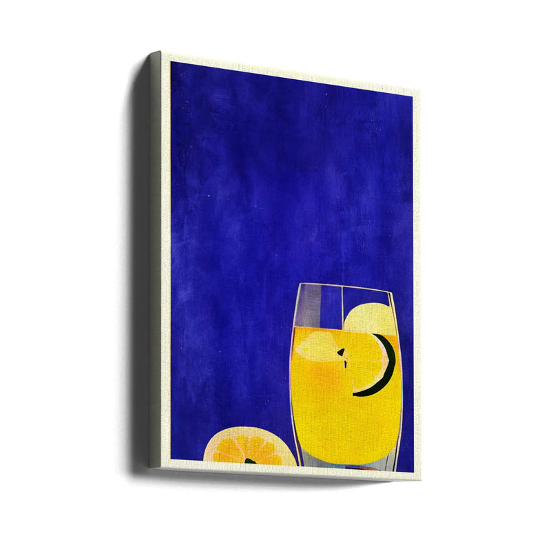 Ice Cold Lemonade - Stretched Canvas, Poster or Fine Art Print I Heart Wall Art