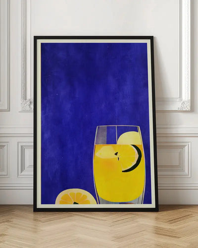 Ice Cold Lemonade - Stretched Canvas, Poster or Fine Art Print I Heart Wall Art