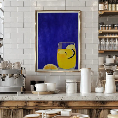 Ice Cold Lemonade - Stretched Canvas, Poster or Fine Art Print I Heart Wall Art