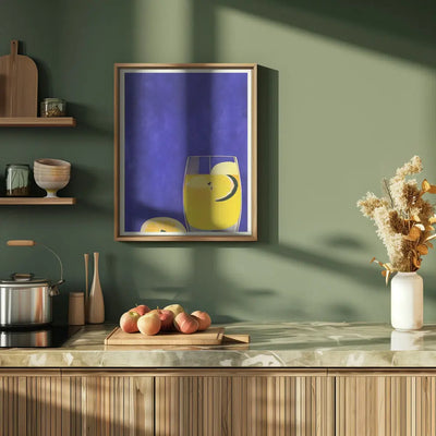 Ice Cold Lemonade - Stretched Canvas, Poster or Fine Art Print I Heart Wall Art