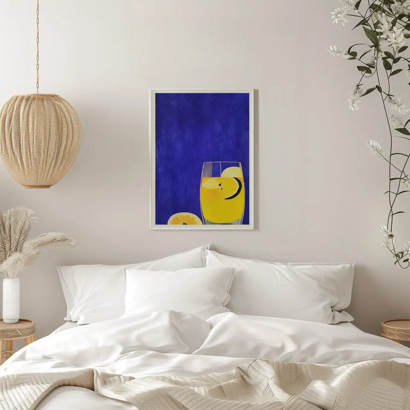 Ice Cold Lemonade - Stretched Canvas, Poster or Fine Art Print I Heart Wall Art