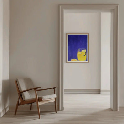 Ice Cold Lemonade - Stretched Canvas, Poster or Fine Art Print I Heart Wall Art