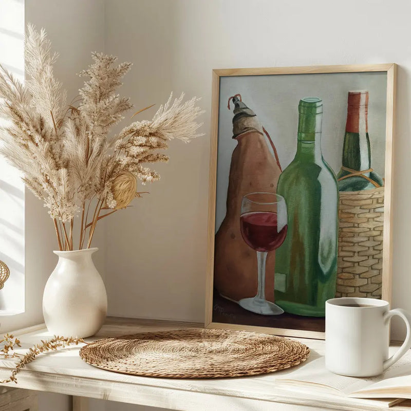 In the Winery - Stretched Canvas, Poster or Fine Art Print I Heart Wall Art