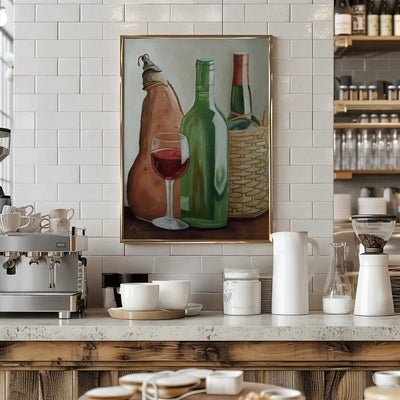 In the Winery - Stretched Canvas, Poster or Fine Art Print I Heart Wall Art