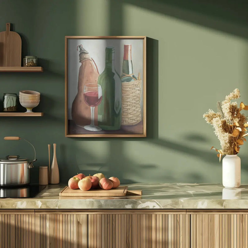 In the Winery - Stretched Canvas, Poster or Fine Art Print I Heart Wall Art