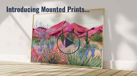 About Mounted Prints
