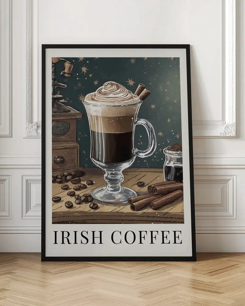 Irish Coffee - Stretched Canvas, Poster or Fine Art Print I Heart Wall Art