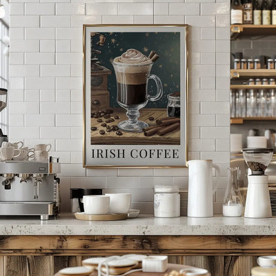 Irish Coffee - Stretched Canvas, Poster or Fine Art Print I Heart Wall Art