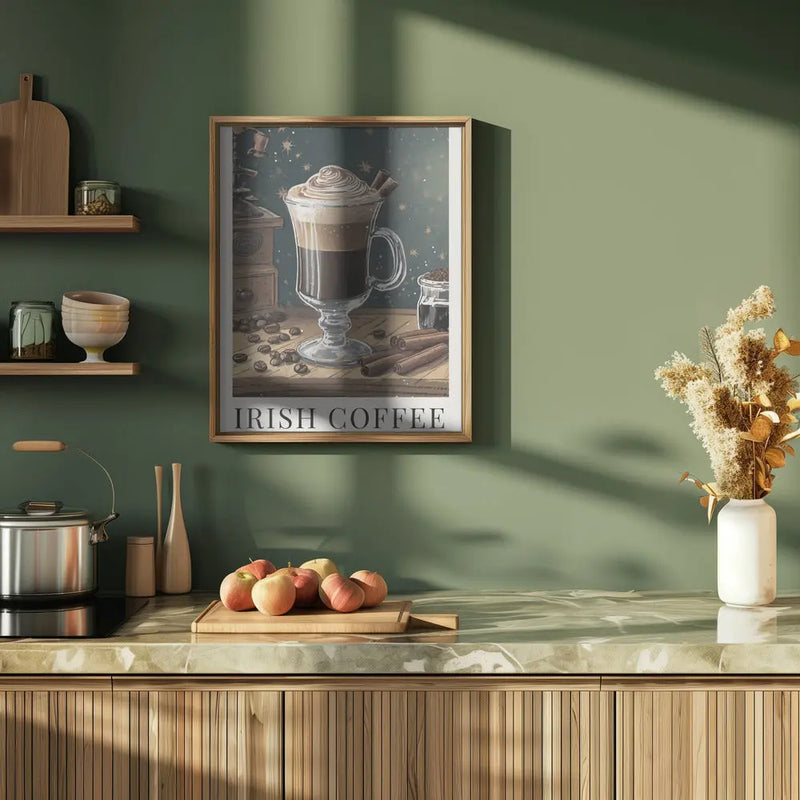 Irish Coffee - Stretched Canvas, Poster or Fine Art Print I Heart Wall Art