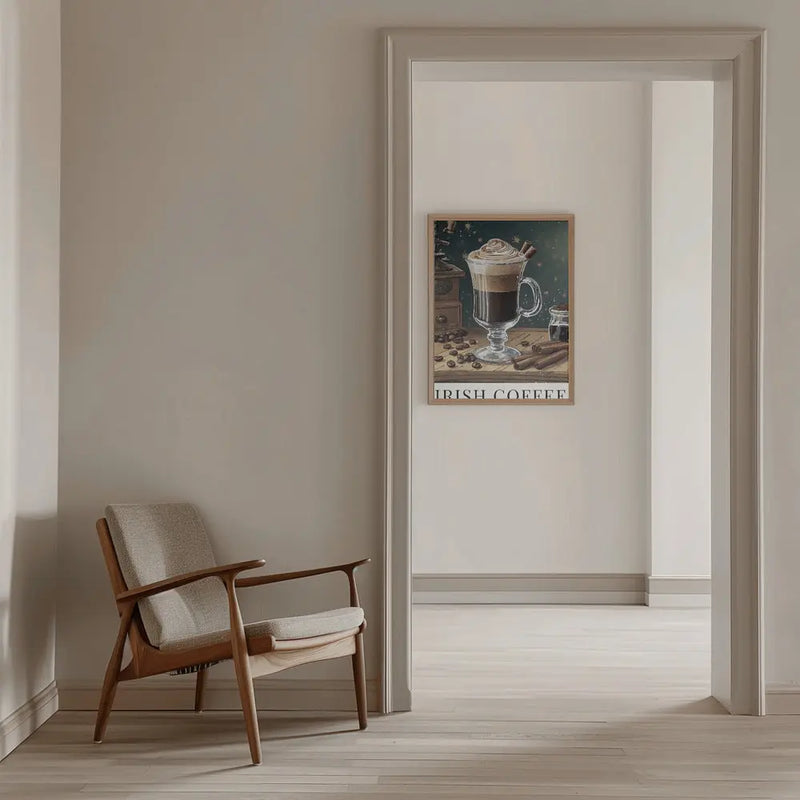 Irish Coffee - Stretched Canvas, Poster or Fine Art Print I Heart Wall Art