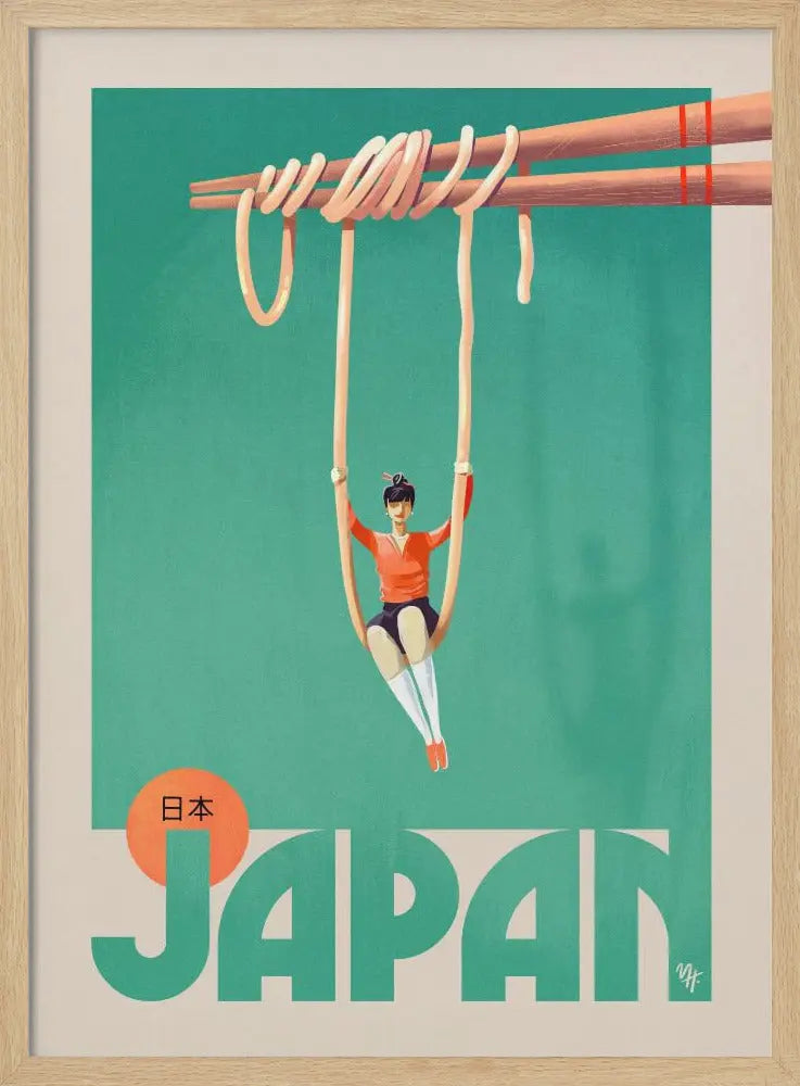 Japan - Stretched Canvas, Poster or Fine Art Print I Heart Wall Art